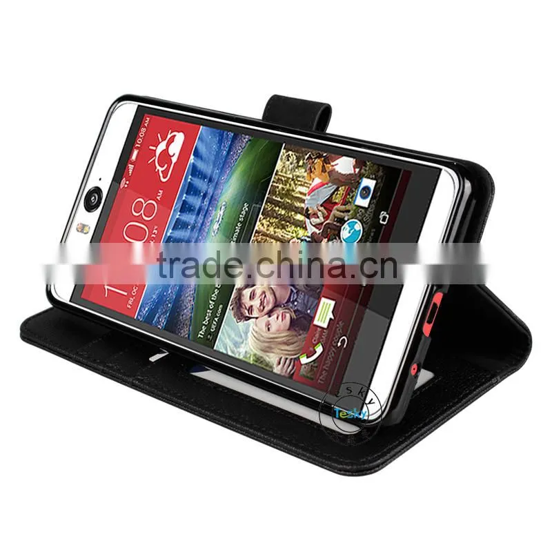 Fancy Cover Case For HTC Desire Eye Flip Cover ( Black )