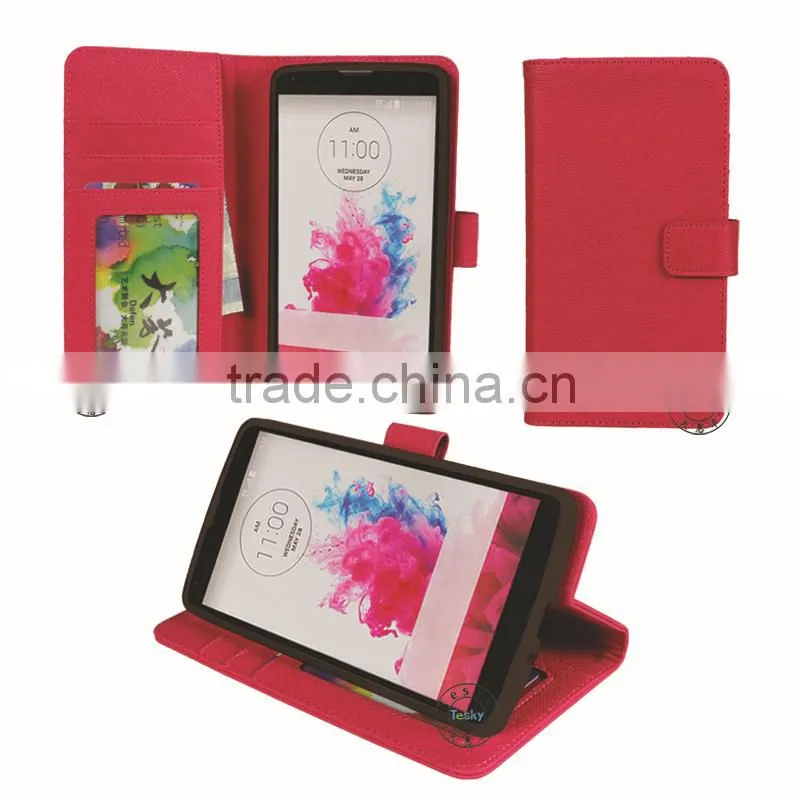 for lg g vista vs880 cover, funky fake leather flip protective case for lg g vista vs880