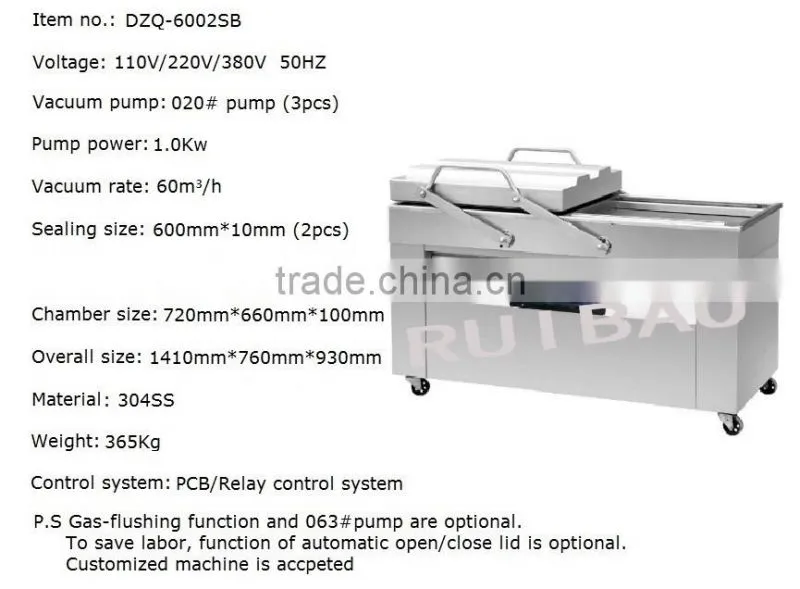 Brick Shape Vacuum Package Sealer Machine For Food Jar Tea Bag Saver
