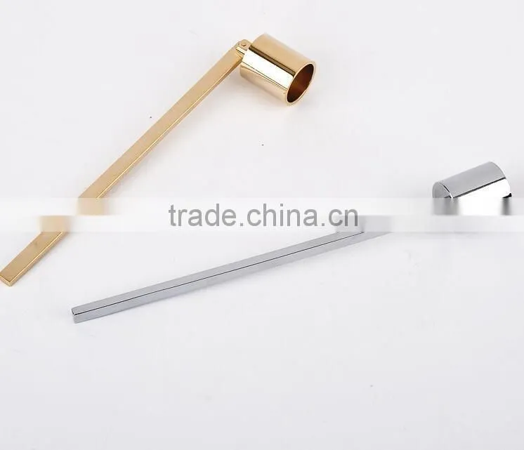 Gold plasting Candle suppressor snuffer candle bell for extinguish candlelight