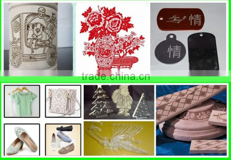 9060 multifunctional high precision dual heads metal and nonmetal laser engraving machine