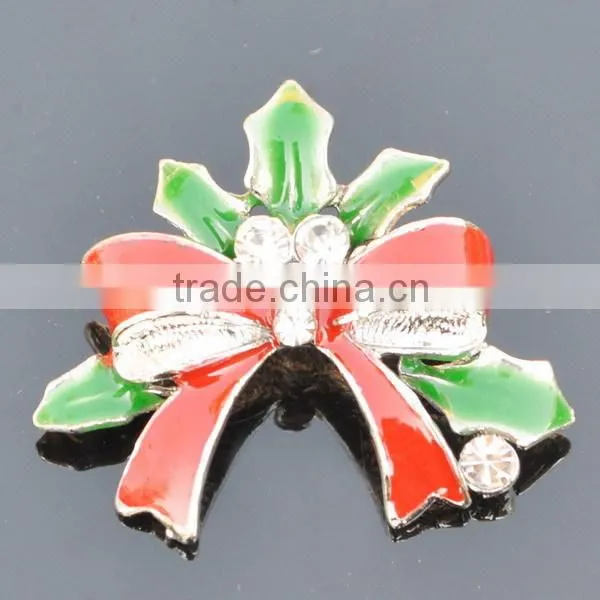 black and light yellow dots resin gem stud smily brooches