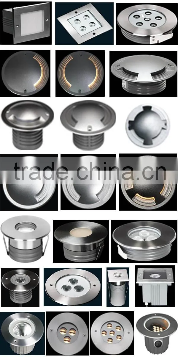 4W top seller recessed LED underground light RGB