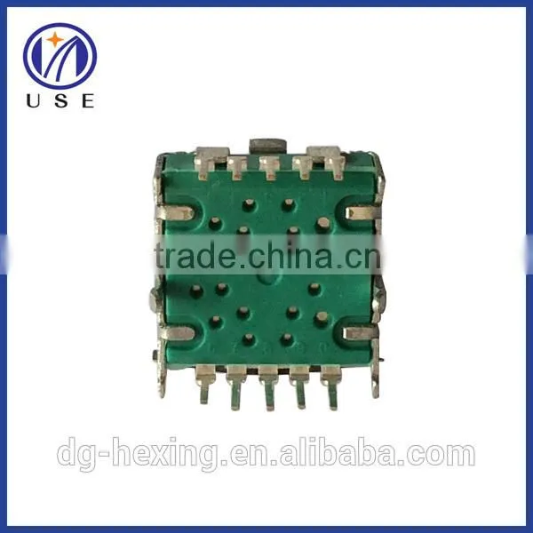 17mm band switch with 2 pole 2to 4 detents