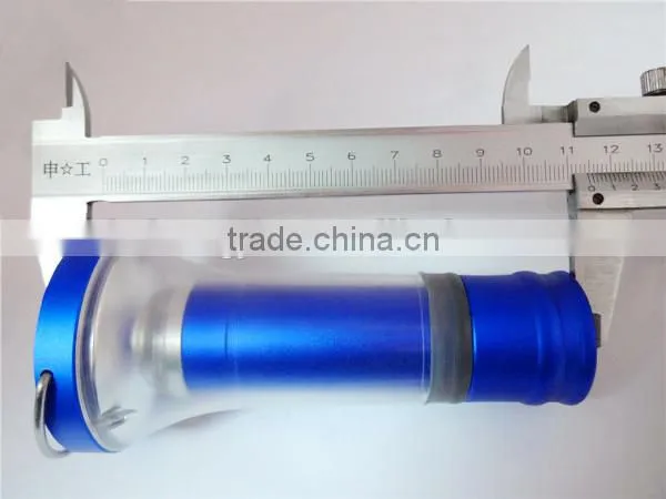 GS-4002 aluminium + ABS outdoor led light stretch zooming camping flashlight torch