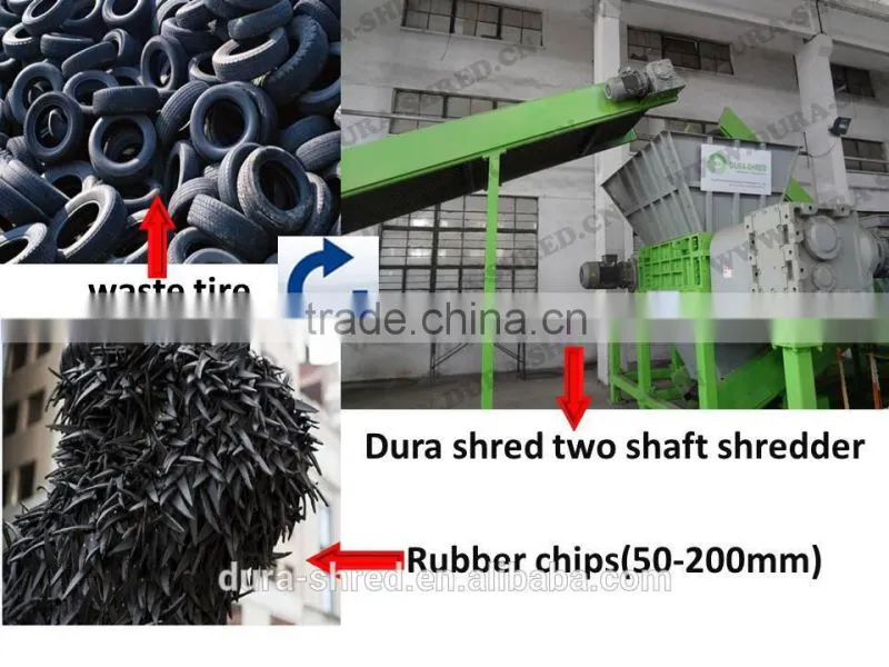 High Effciency waste tire recycling machine for sale