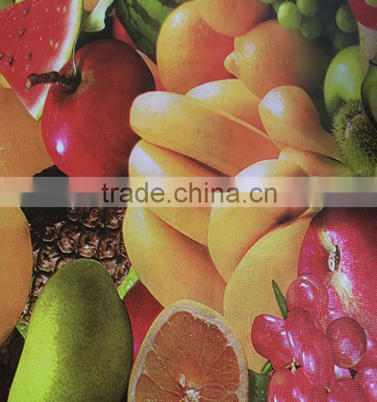 Design of fruit PVC compound non-woven tablecloth for home