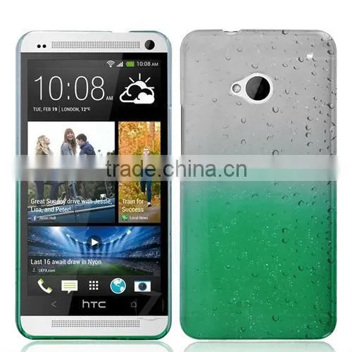 PC raindrop hard MOBILE PHONE CASE cover for HTC ONE M7