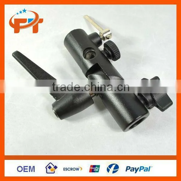 Flash Hot Shoe Adapter Umbrella Holder Swivel Light Stand Bracket H Type