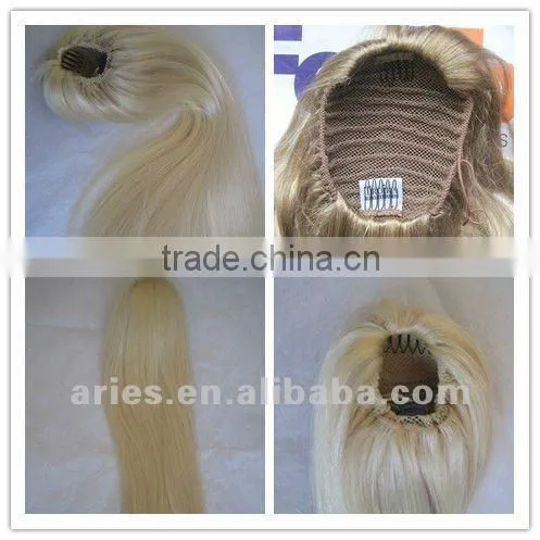 Wholesale brazilian human elastic hair ponytails