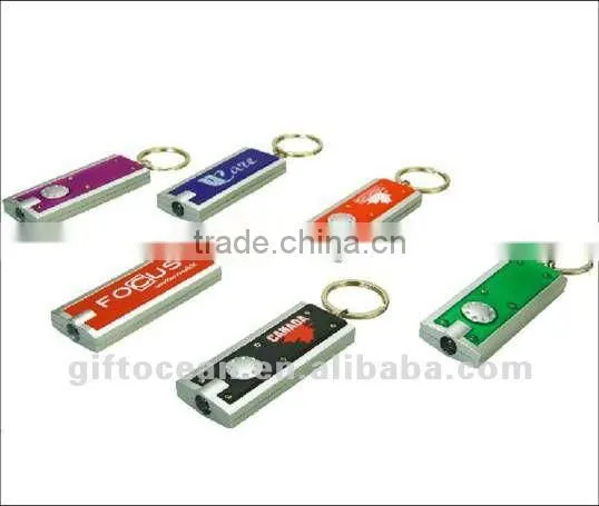 mini LED gift torch with keychain