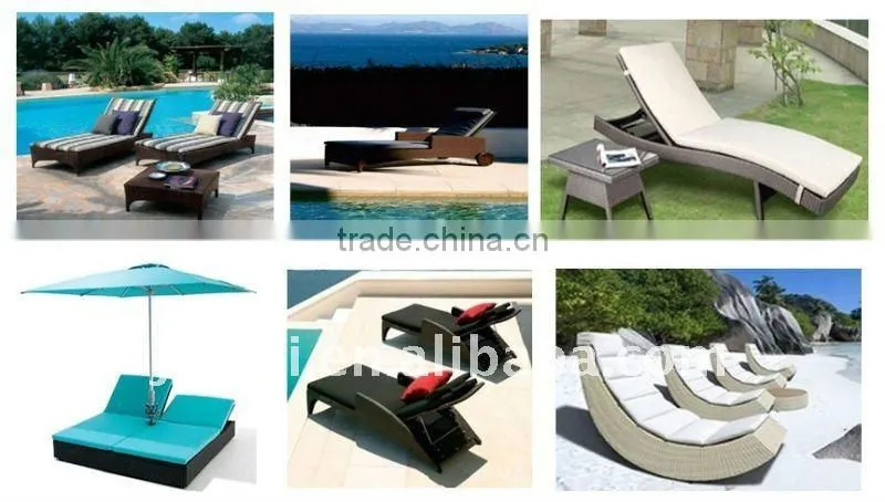rattan chaise lounge