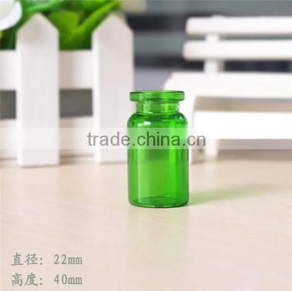 colored glass bottle