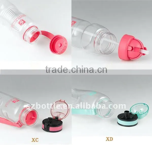 750ml bpa free plastic water bottle