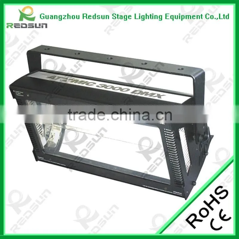 Lowest price!!!Super brightness 3000W Dimmer Strobe Light/Stage strobe warning led tube light IP 65 Concert Dance hall