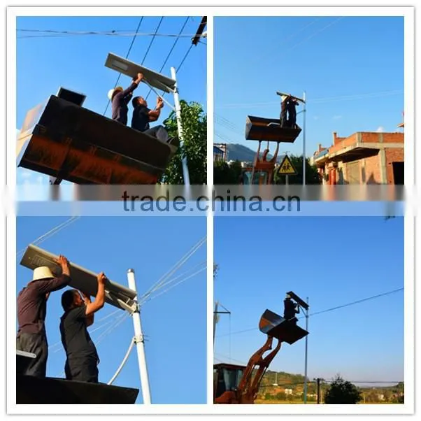 reliable, non-polluting power solar integrated solar street light 40W