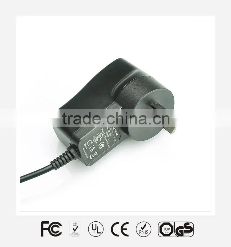 Input AC100-240V Output 9V2A direct plug-in 18W power adapter