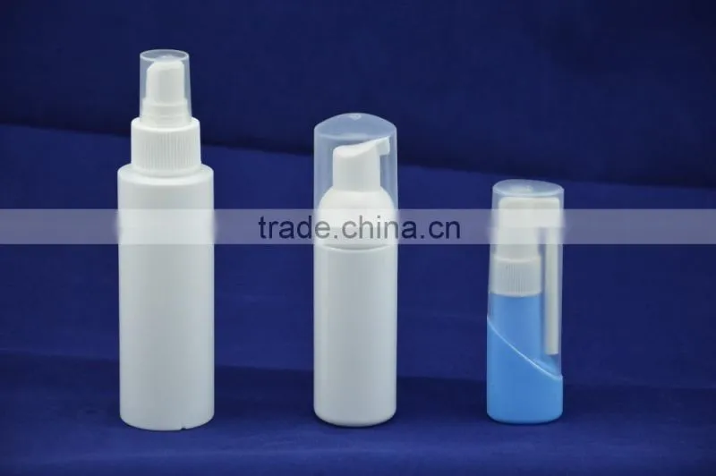 High quality plastic spray bottle HDPE round liquid pills bottle plastic package