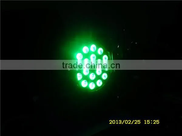 Promotion price Long life span rgbw indoor 18x10w par led stage lighting
