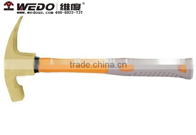 Non sparking nonexprosive high quality non-magnetic die forged China Manufacturer OEM service no MOQ bricklayers' hammer
