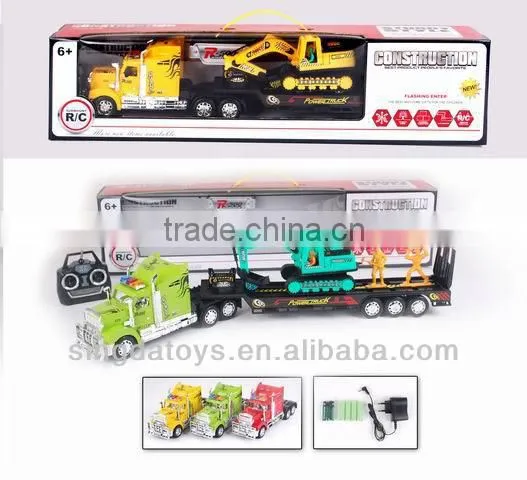 New arrive ! 4 Channel with light and recharge battery rc container truck