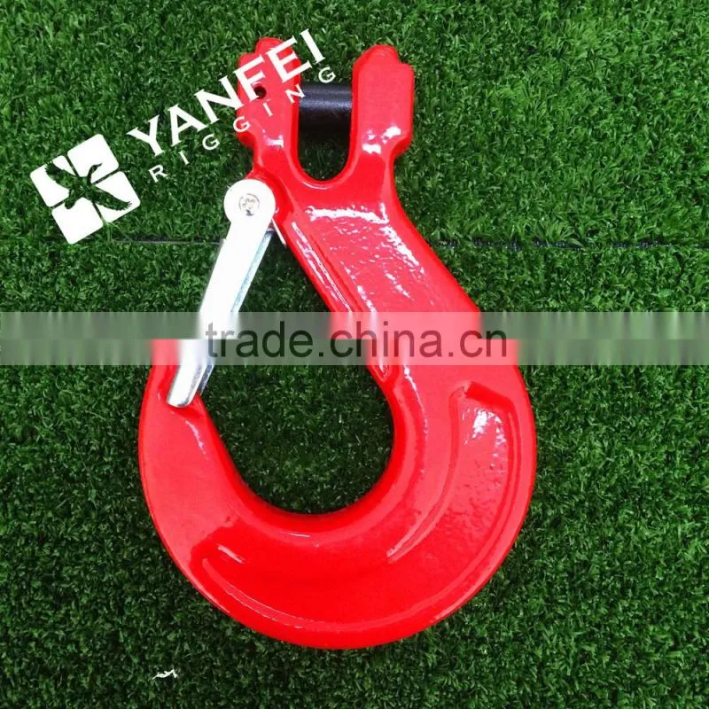 Yanfei Rigging Alloy Steel G80 Clevis Safety Sling Hook With Latch