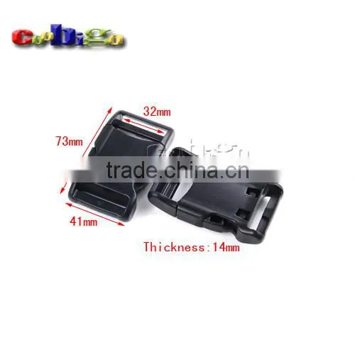 Plastic Extension Arched Buckle For Backpack Straps Luggage Camping Bags #FLC327-32/38