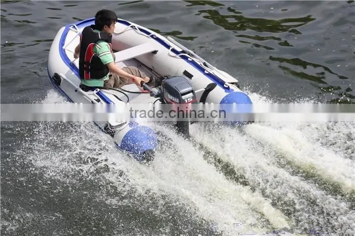 new design top-sale high speed rigid inflatable boat with outboard motor