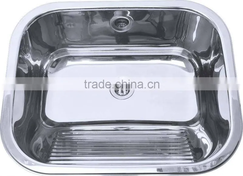 Sinks stainless steel laundry tub with cabinet for Brasil