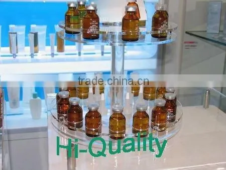 Top Acrylic Liquid Medicine Bottles Rotating Stand