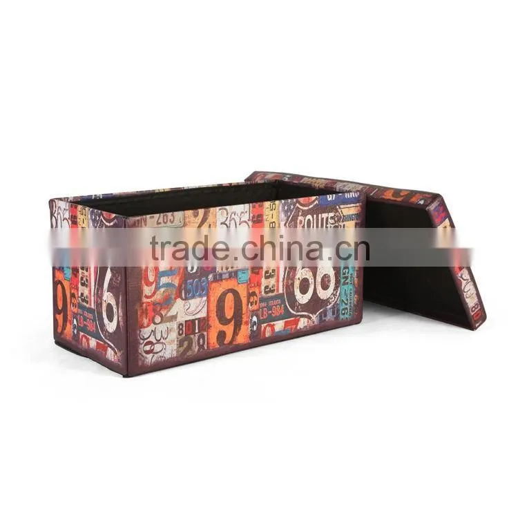 home furnishing decoration modern nightclub furniture ottoman leather
