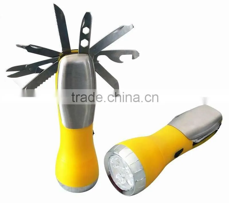TC209 1WATT Aluminum MULTIFUNCTION TOOLS TORCH/FLASHLIGHT