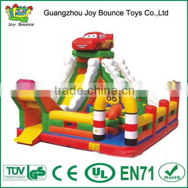 china inflatable amusement park,inflatable playground toys car,inflatable slide playground