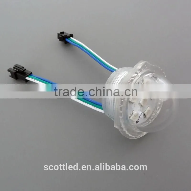 round digital 35mm 6pcs party dots led lights - ic ucs1903