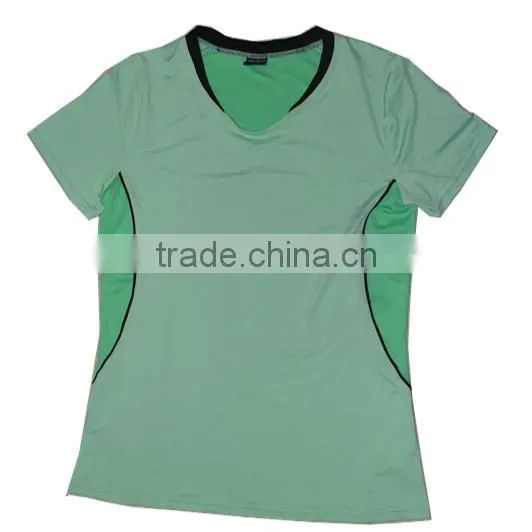 2014 Custom Logo Quick Dry Moisture Wicking Dri Fit Running Shirt for Men & Women