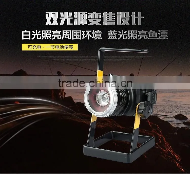 High Power Project Lamp Zoom Focus Rechargeable T6 Led Floodlight