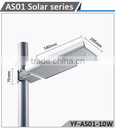 YANGFA Smart sensors solar pv led street light AS01 30W
