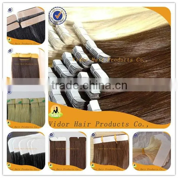 Tape Hair Extensions Tape In Raw Unprocessed 100% Brazilian Virgin Hair