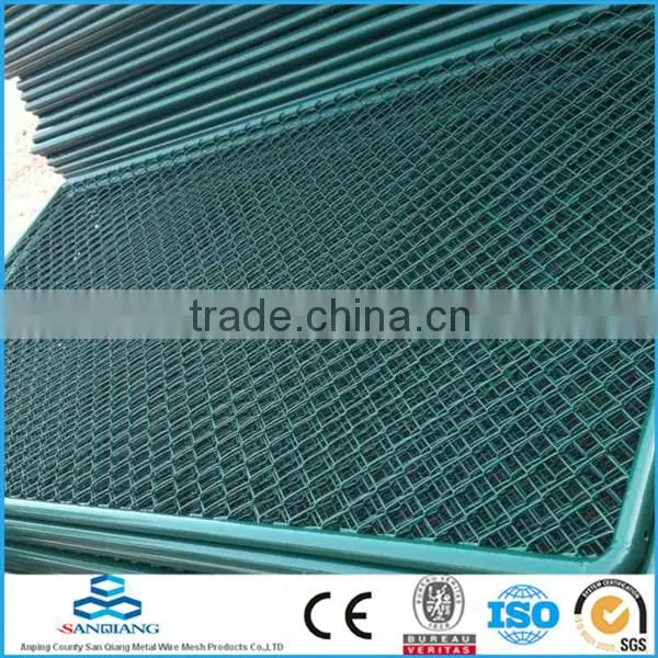 Anping Chain Link mesh Fence with galvanized and PVC coated