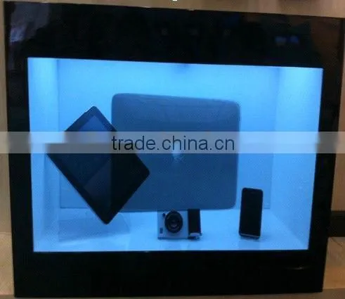 New and Cheap Transparent Video Display, 46" Transparent LCD Video Advertising Display