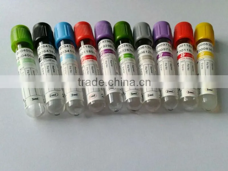 vacuum and non vacuum blood collection tube