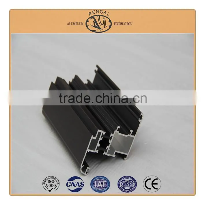 Two Tracks Aluminum Heat Insulation Sliding Window Profiles