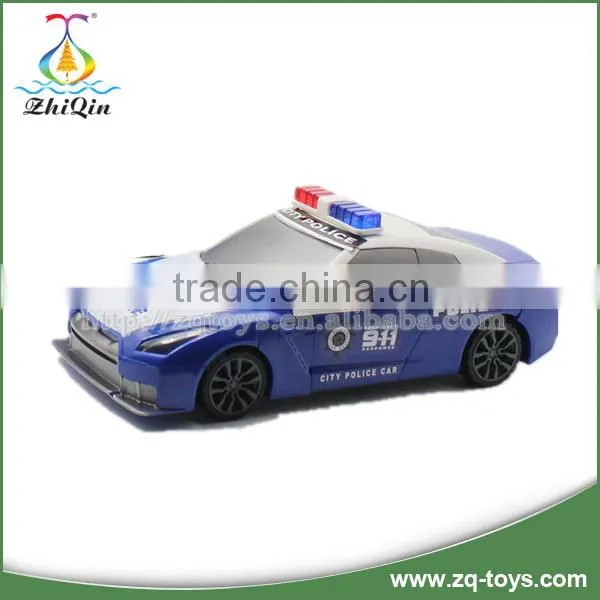 New design kids car racing games free wheel car toy enlighten bricks police toy with competitive price