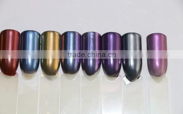 Hot new 12 colors nail mirror powder,fashion new nail pigment powder mirror effect