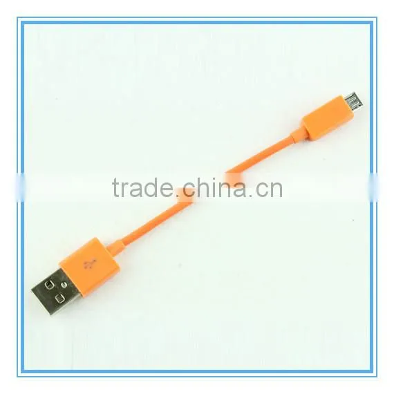Colorful Short Travel USB To Micro USB Sync Data charger Cable Cord For Smartphones
