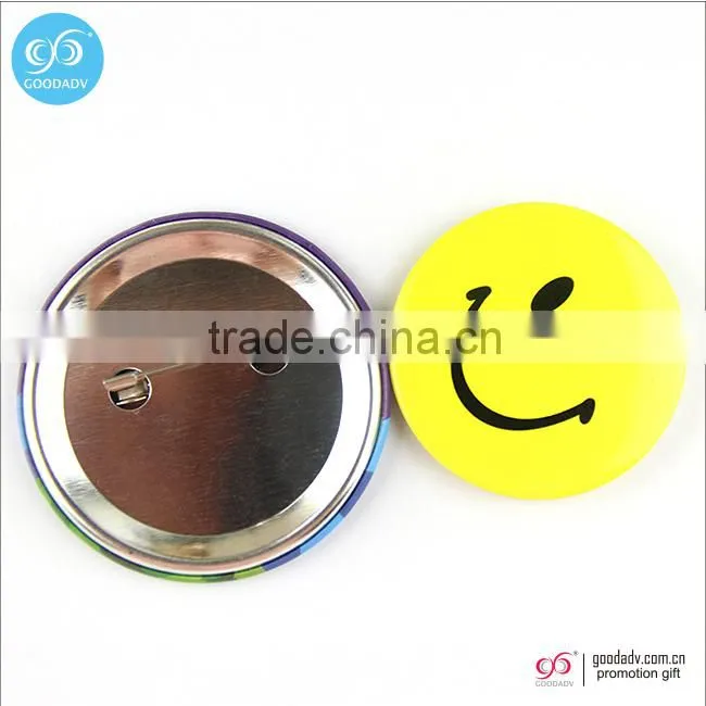 Custom Badge Manufacturer cheap tin metal pin button badge