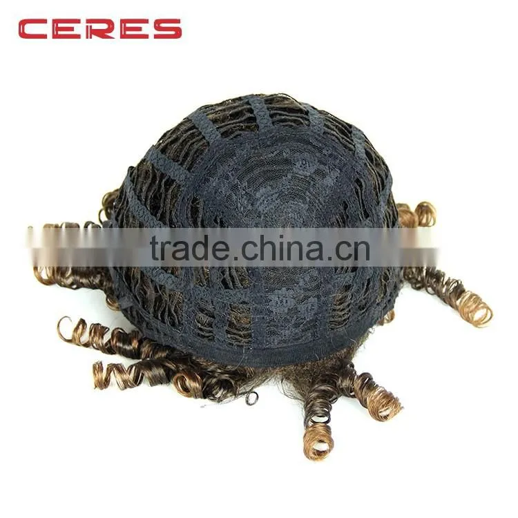 wholesale cheap price synthetic oprah curl wig
