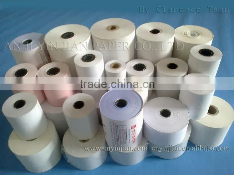 printed POS Paper Rolls Cashier Paper Roll Thermal Till Rolls