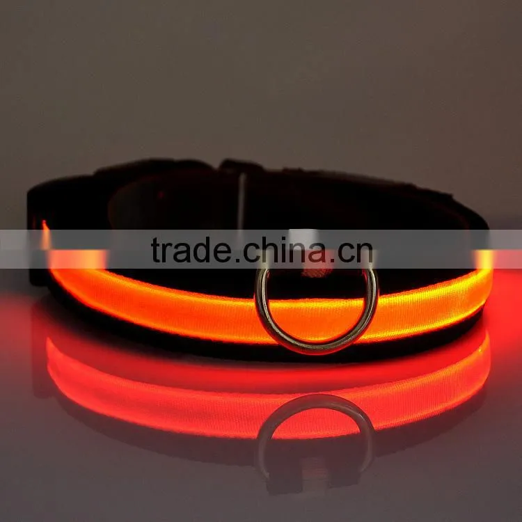 Brazil Distributor Pet Dog Lead Product Flashing LED Dog Collars