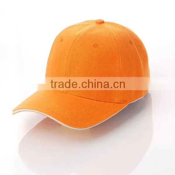 100% Polyester High Quality Baseball Cap Without Logo